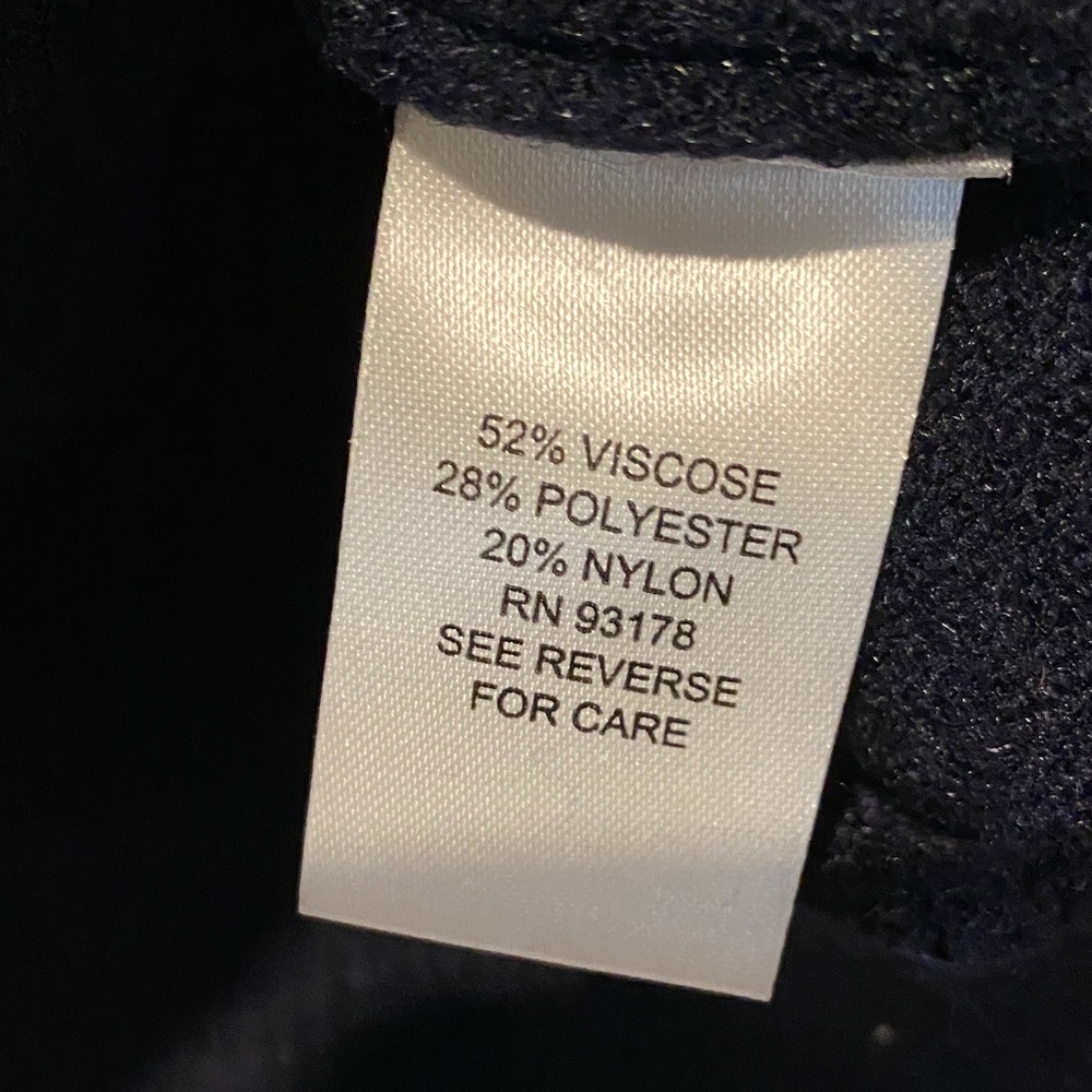Workshop Republic Clothing Crew Neck Navy Sweater with Star NWOT XS - Picture 5 of 6